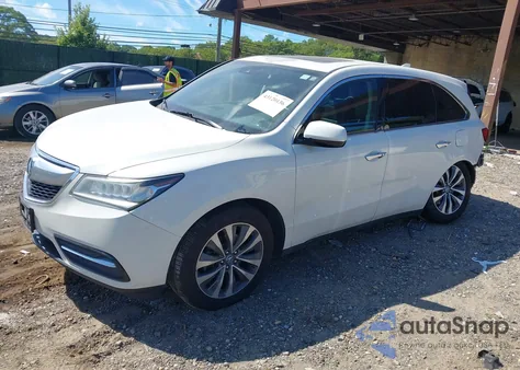 2016 Acura Mdx Technology Acurawatch Plus Packages/Technology Package z USA, uszkodzony, nr VIN 5FRYD4H41GB032147